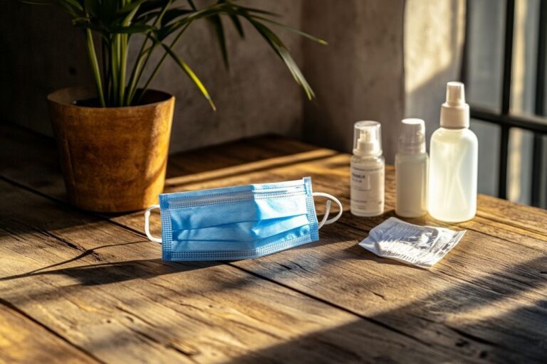 Masque chirurgical bleu pour adultes : sécurité et confort au quotidien